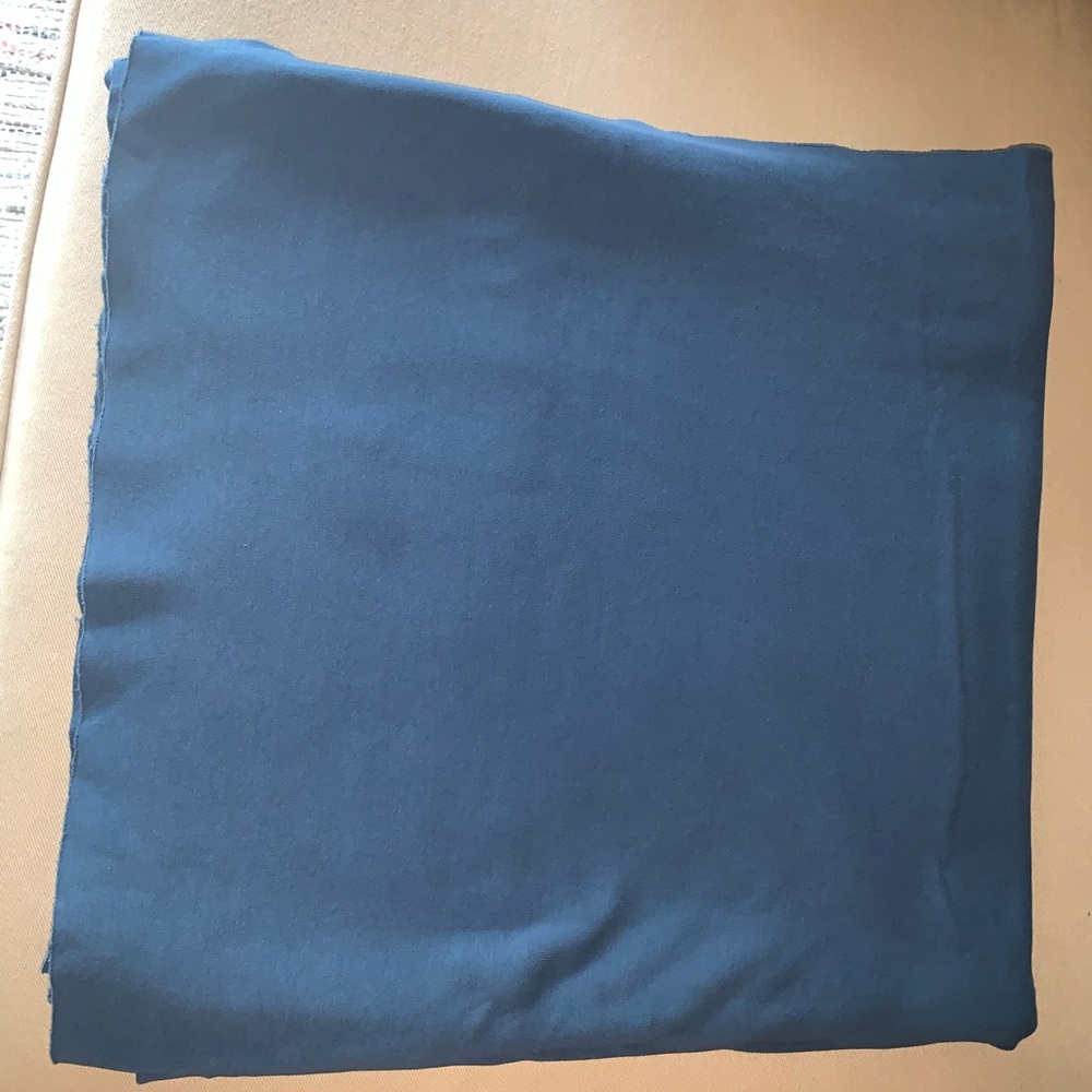 Soft navy organic cotton fabric